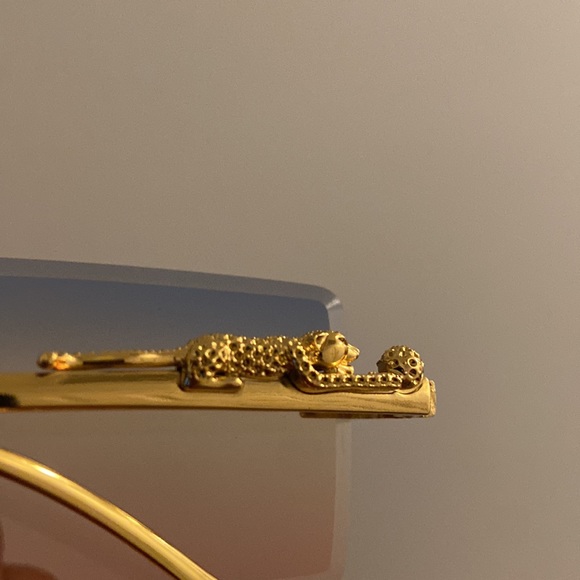 Rectangular frame sunglasses - Picture 4 of 5